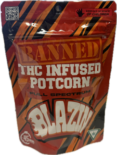 BANNED - Blazin Potcorn 200mg