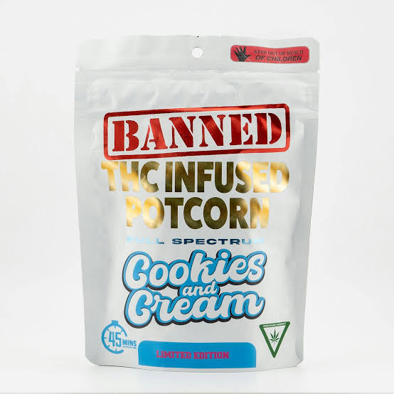 BANNED - Cookies & Cream Potcorn 200mg