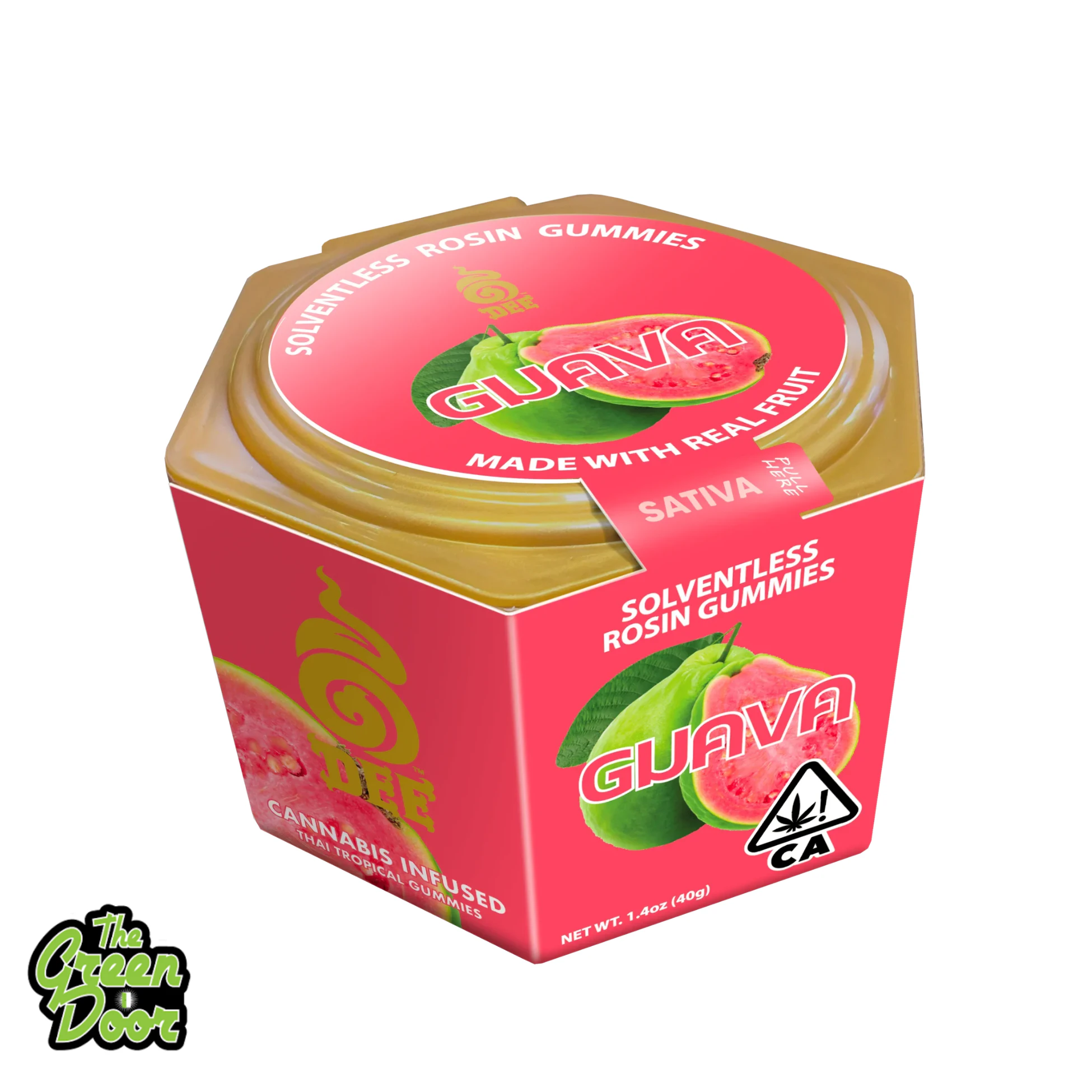 Dee Thai - DEE THAI - Guava 1:1 THC:CBG - Gummies - 100mg Main Image