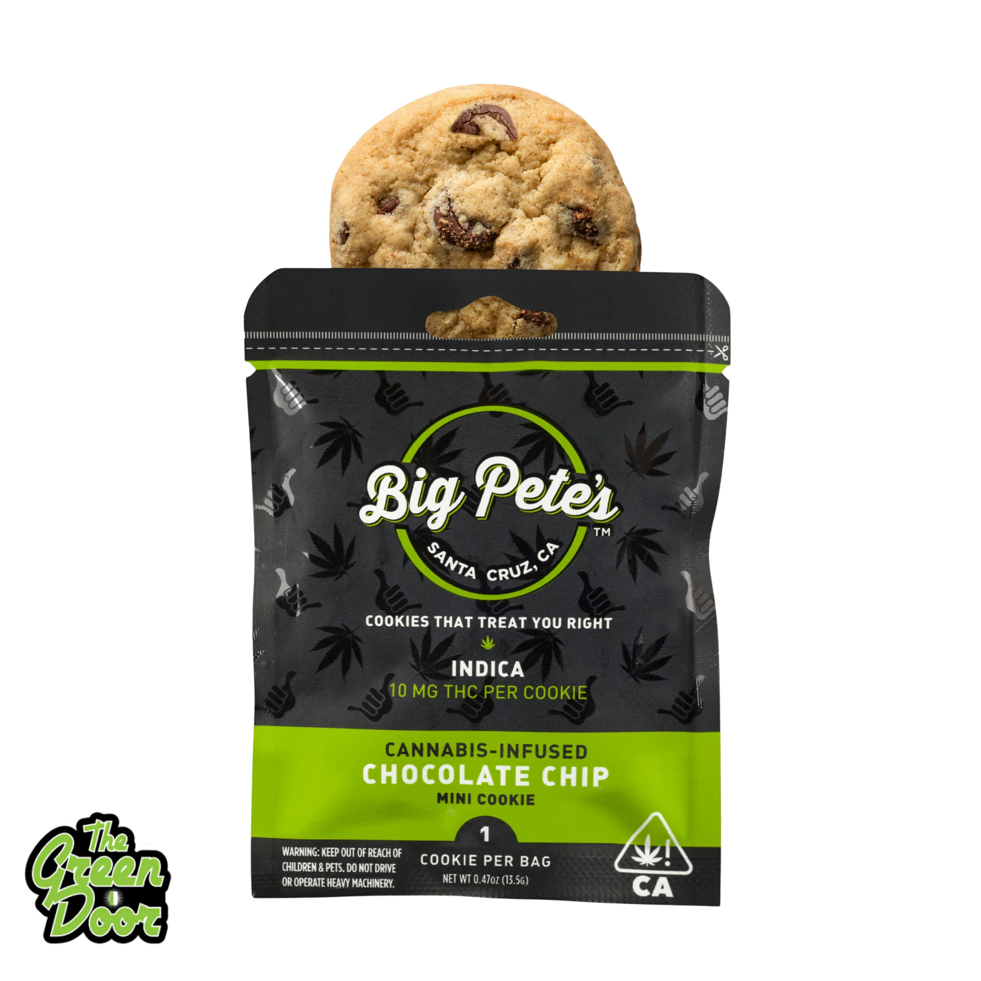 Big Pete's Treats - Big Pete's - Single Chocolate Chip Cookie - Edible - 10mg** Main Image