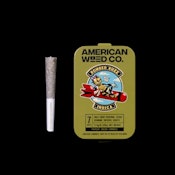 AMERICAN WEED CO: Bombed Buzz Infused .5g Pre-Rolls 7pk/3.5g (I)