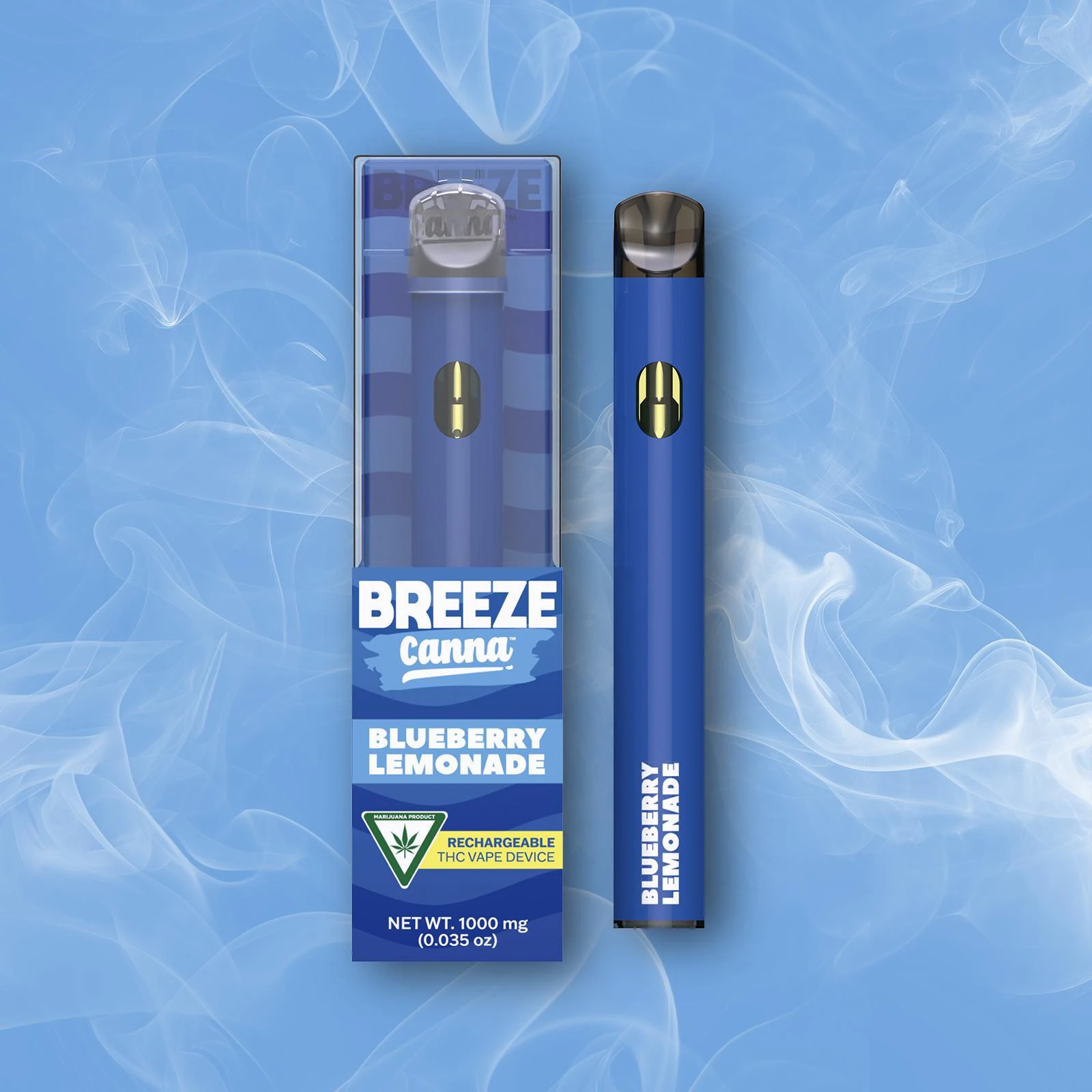 Breeze Canna - Breeze Canna | (1G) Plus Vape | Blueberry Lemonade Main Image