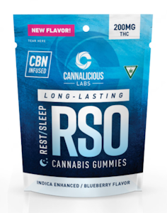 CANNALICIOUS LABS - RSO | Rest Long Lasting | Blueberry 