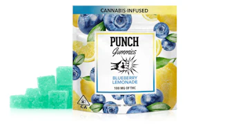 Punch Edibles - Blueberry Lemonade Gummies - 100mg