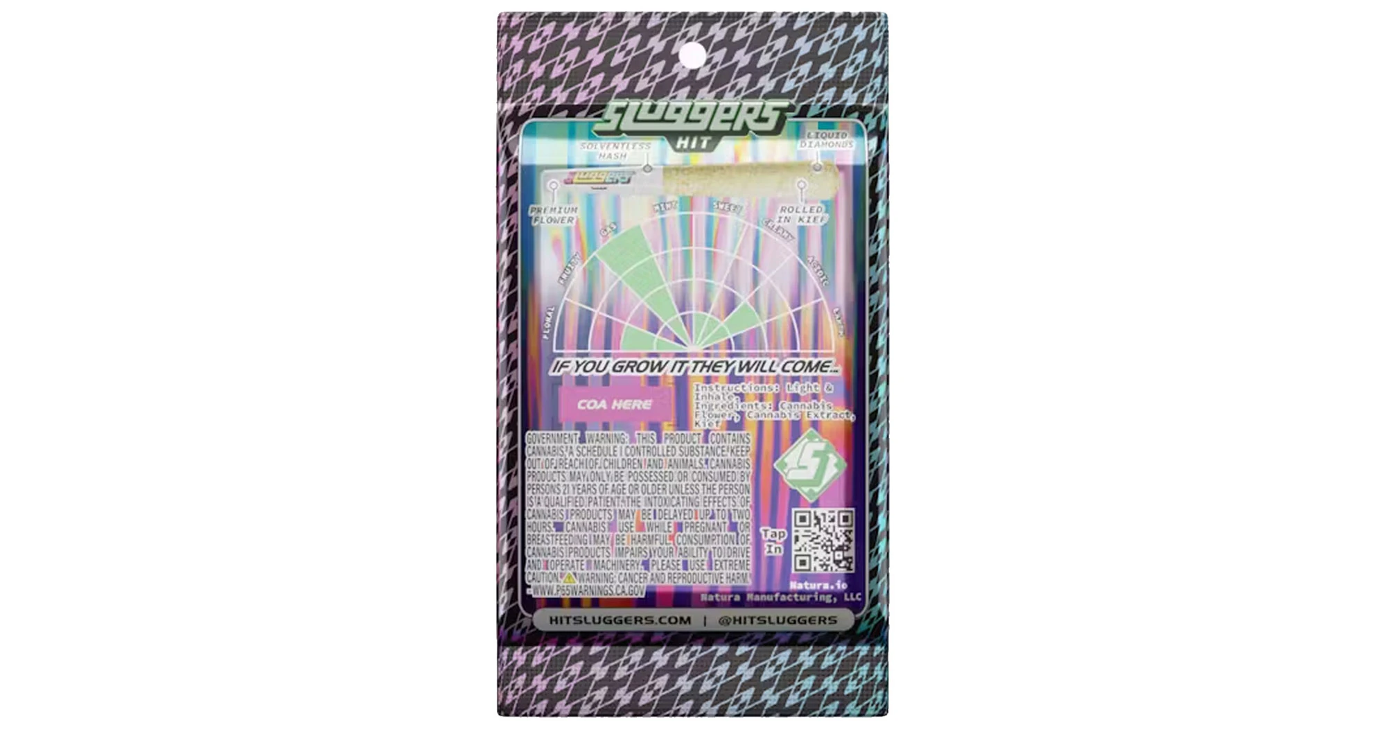 Sluggers Hit - Sluggers Hit - Backpack Boys Black Cherry Gelato Infused Pre-Rolls - 5ct Main Image