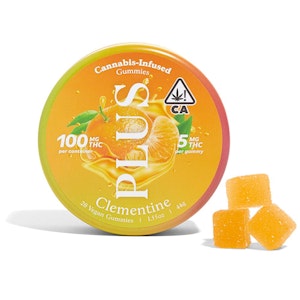 PLUS - PLUS Clementine Gummies 100mg