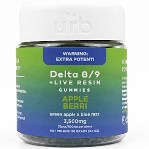 URB - URB | Apple Berri 3500MG THC Jar | Edible