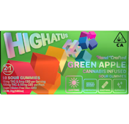 Highatus - Green Apple CBD Sour Gummies 100mg 10pk