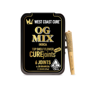WEST COAST CURE - West Coast Cure | OG Mix 2.1g (Indica) - Top Shelf CUREjoint Minis 6pk