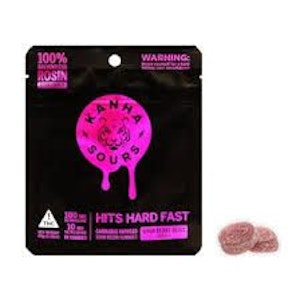 KANHA - [Kanha] Solventless Live Rosin Gummies - 100mg - Sour Berry Bliss (I)