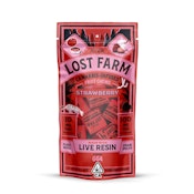 Strawberry - (Live Resin Infused) Fruit Chews - 100mg (H) - Lost Farms