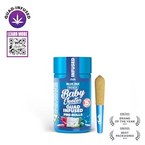 Baby Jeeter - Blue ZKZ .5G ROSIN Infused Pre-Rolls (5 Pack)