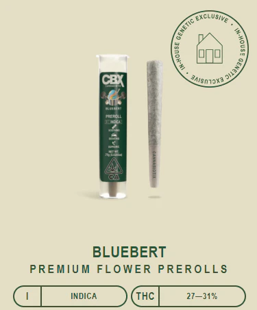 CBX - CBX - Preroll - Bluebert - .75G Main Image