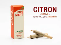 Citron -Sativa- 29.48% THC | 1g Pre-Roll (2pk) | mini MART -l8 front