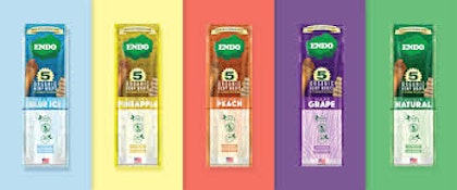 ENDO Organic Hemp Wraps 5pk - Blue Ice 