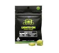 Heavy Hitters - Lights On Green Crack - 100mg THC 50mg THCv Gummies - 5pk
