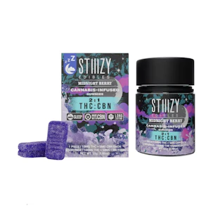 STIIIZY - Midnight Berry THC:CBN | 150mg Gummies | Stiiizy