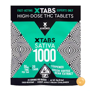 Kikoko - Kikoko - Xtabs -  Sativa - 1000mg - Tablet
