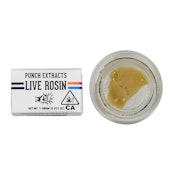 Punch Extracts - Live Rosin (TIER 3) - Tropaya - 1g