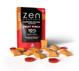 Zen - Zen Gummies Fruit Punch (S) 100mg