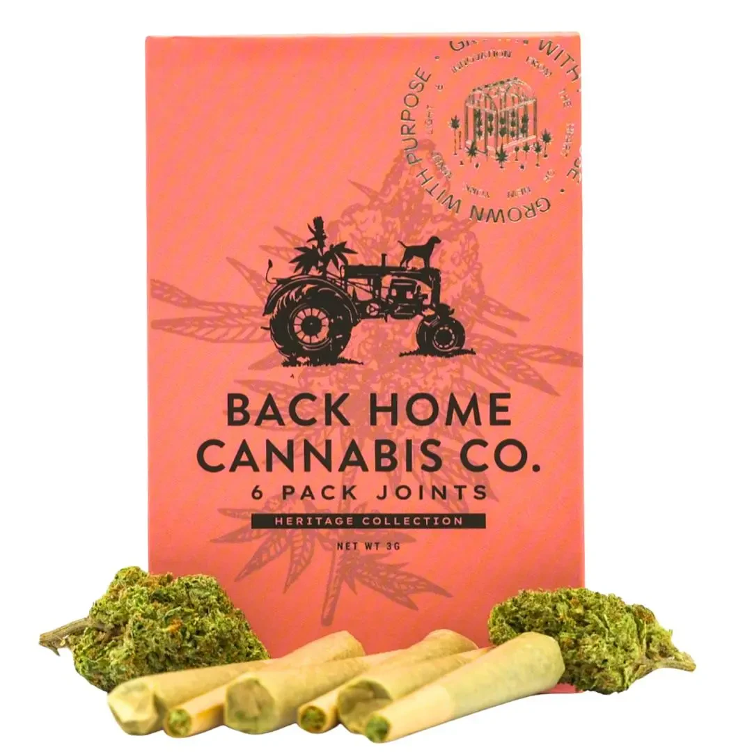 Back Home Cannabis Co. - Back Home Cannabis | Preroll | Trainwreck | 6pk 3g Main Image