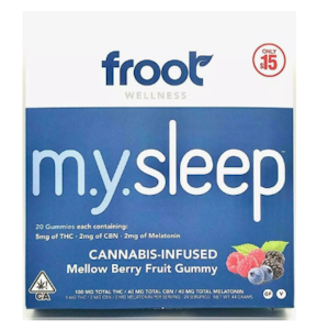 FROOT - Froot My Sleep gummies (CBN/VEGAN/GF) 100mg
