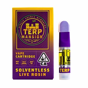 TERP MANSION - Terp Mansion Sunset Mintz Rosin Cartridge .5g