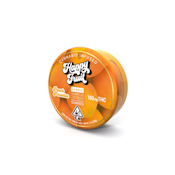 Happy Fruit x Pistil Whip | Peach Paradise 100mg THC (Hybrid) - Solventless Live Rosin Gummies