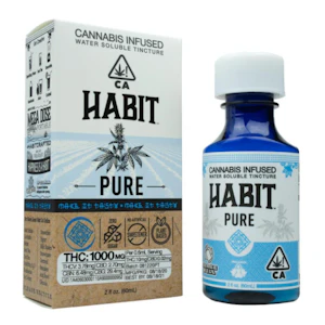 Habit - 1,000mg THC Pure Water Soluble Tincture (Syrup) - Habit