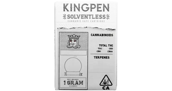 KINGPEN - Kingpen - Strawberry Meltshake Solventless Cartridge - 1g