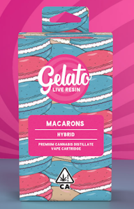 Gelato - Macarons 1g Live Resin Cart  - Gelato