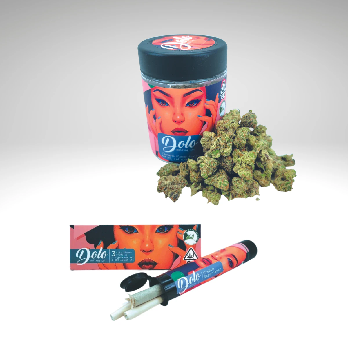 Dolo Rolling Co. - Bundle: Dolo Quarter Ounce and Preroll  Main Image