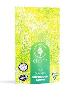 Choice Chews - Super Sour Lemon - Indica - 100mg