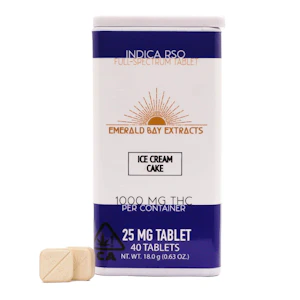Emerald Bay Extracts - Emerald Bay Extracts - Ice Cream Cake - 1000mg Indica Tablets