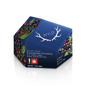 WYLD - ElderBerry (Sleep) Gummies 2:1 - WYLD