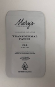 CBG Transdermal Patch - Mary's Medicinals