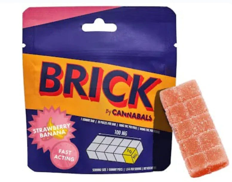 Cannabals - Cannabals | Edible | Strawberry Banana | 1-piece | 100mg Main Image