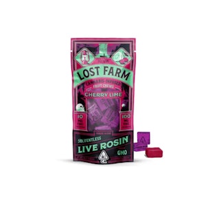 Cherry Lime (GMO) | Lost Farms Chews 100mg Rosin | Kiva