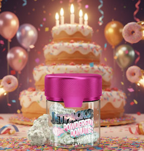 Jetpacks - Birthday Cake (3.5G Jar) Diamond Infused Flower