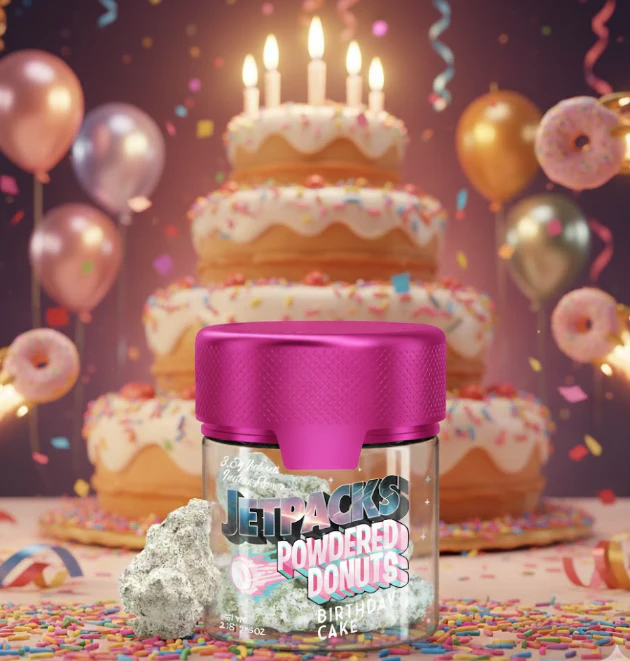 Jetpacks - Birthday Cake (3.5G Jar) Diamond Infused Flower Main Image