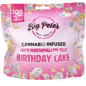 Big Pete's - Birthday Cake Indica 100mg Rice Crispy Treat - Big Pete's