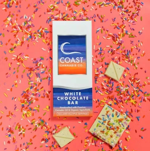 COAST - Birthday Cake Chocolate Bar - 100mg - TBI Main Image
