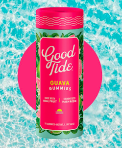 GOOD TIDE - GT | Guava | 100mg 10pk Hybrid Rosin Gummies