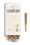 Country Light 6pk 3.5g Prerolls Bienvenida 1:3