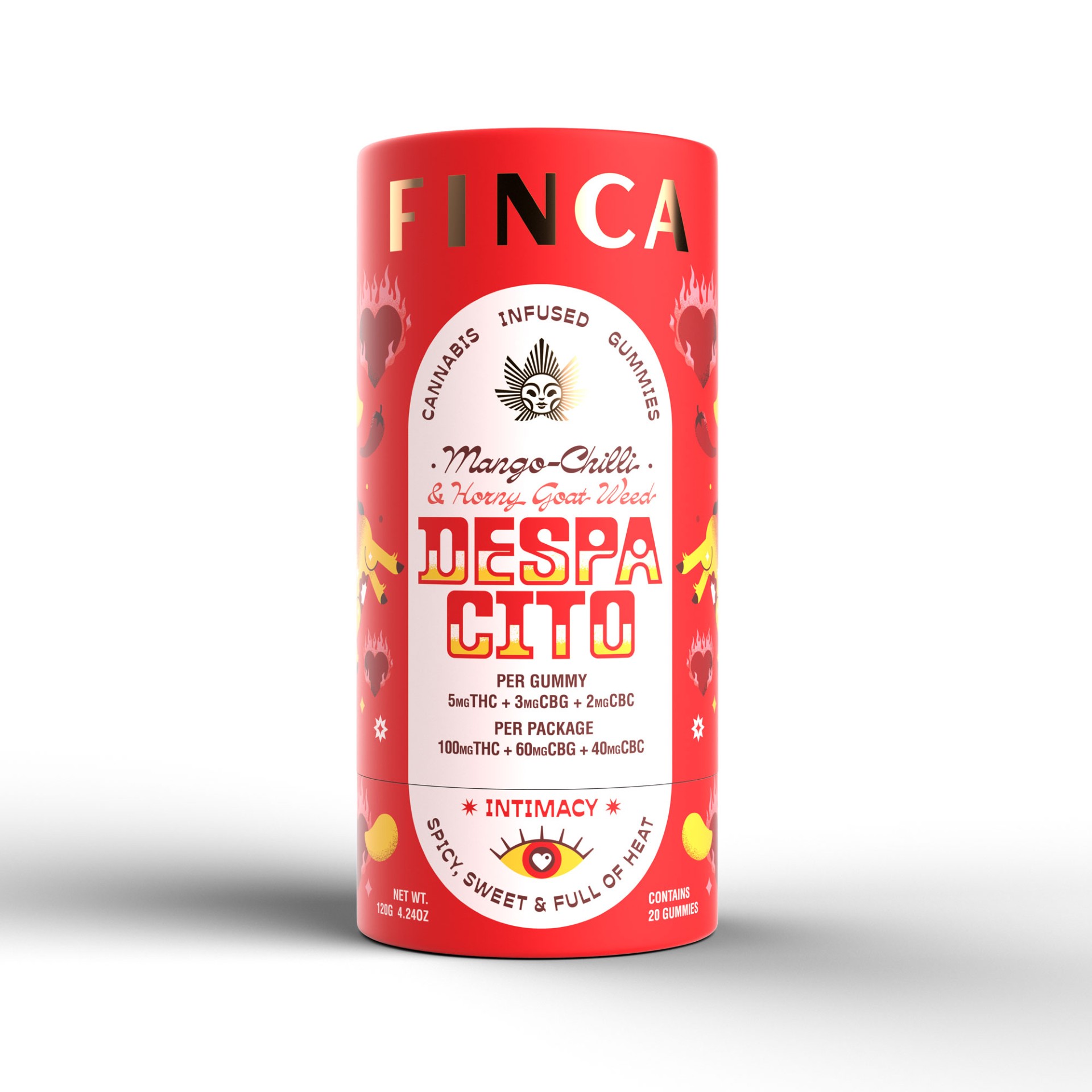 Finca | Despacito (Intimacy) Mango Chilli & Horny Goat Weed - 100mg Edible