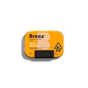 BREEZ - BREEZ: CITRUS RECOVERY MINT TINS (200 MG CBD)