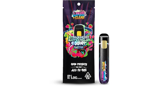 Loud+Clear - Loud + Clear - Strawberry Watermelon Cooler AIO - 1g