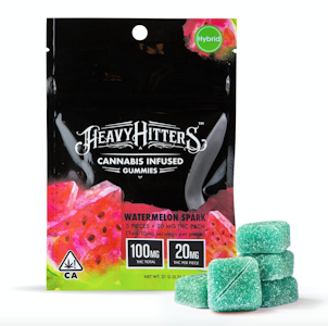 Heavy Hitters - Watermelon Spark - 100mg Gummy