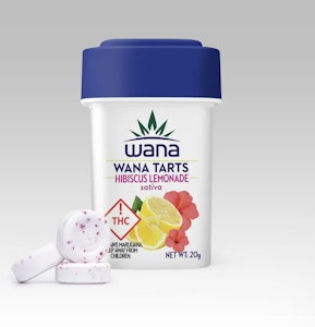 Wana - Sativa - Hibiscus Lemonade Tarts - 100mg