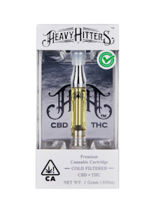 Heavy Hitters - Heavy Hitters Vape Cartridge 1g CBD AC/DC 